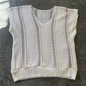 clifton place Knit sweater Blouse Size M